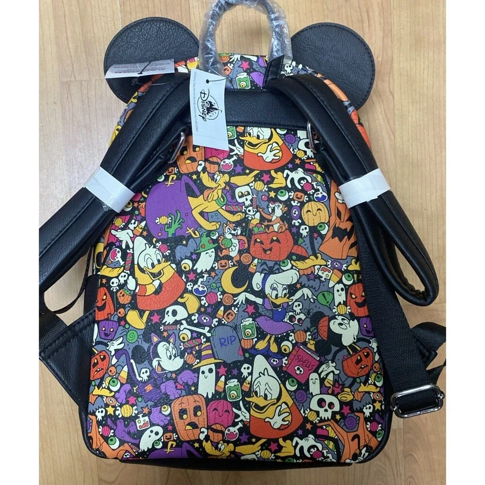 Loungefly Disney Parks Halloween Mickey Mouse And Friends Mini Backpack NEW